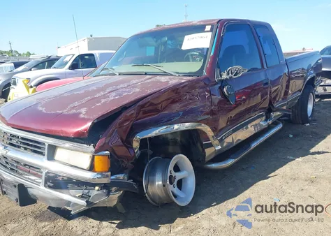 1998 Chevrolet C1500 Fleetside из США, поврежденный, VIN 2GCEC19R0W1140647